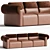 Elegant Natuzzi NEW CLASSIC Sofa 3D model small image 1