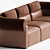 Elegant Natuzzi NEW CLASSIC Sofa 3D model small image 2