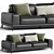 Luxurious Natuzzi BORGHESE Sofa 3D model small image 1