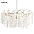 Gleaming Coin Chandelier  Metal & Glass Blend 3D model small image 3