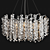 Gleaming Coin Chandelier  Metal & Glass Blend 3D model small image 4