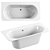 Astra Form Prima Stone Bathtub 3D model small image 1