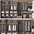 Elegant Wardrobe with Decorative Elements 3D model small image 1