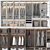 Elegant Wardrobe with Decorative Elements 3D model small image 6