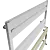 Luxury Aluminum Towel Radiator - Carisa Mack 3D model small image 2