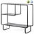 Minimalist Alana Storage Console 3D model small image 1