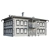 Historic Wooden Building Kazan 3D model small image 4