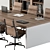 Office Furniture 390 Meeting Table 3D model small image 4