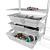 IKEA BOAXEL Wardrobe Hanger Set 3D model small image 2