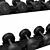 Gym Dumbbell Rack Organizer Stand 3D model small image 4