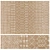 Geometric Jute Rug Set - 4K 3D model small image 3