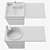 ANDREA BRUKS Over-Washer Sink 3D model small image 2