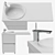 ANDREA BRUKS Over-Washer Sink 3D model small image 9