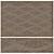 Diamond Jute Braided Rug 4K 3D model small image 2