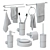 GROHE Atrio New Accessories Set 3D model small image 4