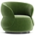  Sleek Modern Clip Armchair Italy 3D model small image 3