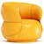  Sleek Modern Clip Armchair Italy 3D model small image 4