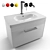 Duravit D-code 80 Vanity Sink 3D model small image 10