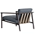 Modern Comfort: Molteni & C Armchair 3D model small image 8