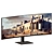 HP Z38c Curved Monitor 3D model small image 2