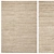 Braided Jute Rug Set 3D model small image 2