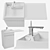 Santa Jupiter Over-Washing Machine Sink 3D model small image 1