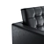 Luxurious Black Leather Sofa 3D model small image 2