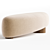  Stylish Cascade Long Ottoman 3D model small image 2