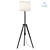 Nordic Ash Floor Lamp 3D model small image 1