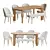 La Redoute Interieurs Dining Set 3D model small image 1