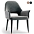 Luxury Leather Harmony Chair 3D model small image 1