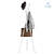 IKEA EKRAR Coat Rack Stand 3D model small image 1