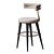 Electrocopper Upholstered Bar Chair 3D model small image 6