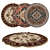 Round Rug Set with Variants 3D model small image 1