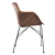 Modern Kartell Q/Wood Chair 3D model small image 2