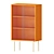 Modern Tall Colorful Cabinet Furniture 3D model small image 2