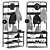 IKEA PINNIG Coat Rack Organizer 3D model small image 1