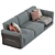 Minimalist Modern Sofa: ANTHEM 30 3D model small image 2