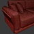 Minimalist Modern Sofa: ANTHEM 30 3D model small image 6