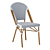 Woven Plastic Garden Chair 3D model small image 2