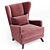 Oxford Armchair Duo, Multicolor Models 3D model small image 4