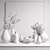 Decorative Set with Vases 3D model small image 5