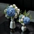 Blue Hydrangea Decor Set 048 3D model small image 2