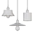 Elegant Glass Pendant Light 3D model small image 2