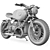 BMW R80 3D Motorcycle Model 3D model small image 7