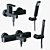 Roadster Bathroom Fixtures Set 3D model small image 4