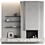 Monolithic Fireplace Zone 3D model small image 1