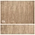  Brown Wool Rug Set - High-Quality 6K 3D model small image 1