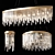 Modern Babel Chandeliers Set 3D model small image 1