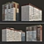 Panel Residential Buildings 12 & 9 Floors 3D model small image 1